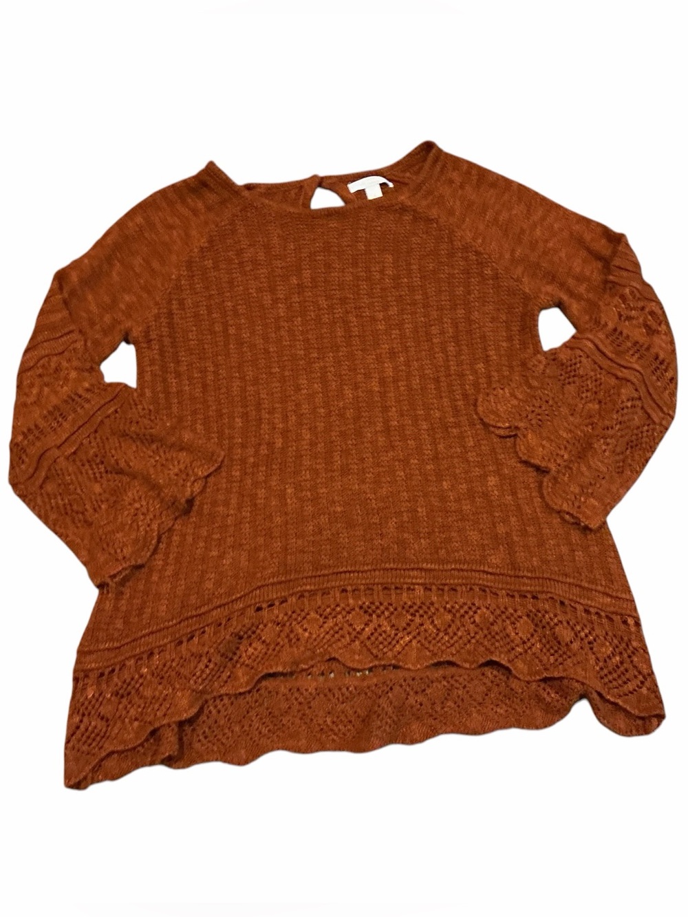LC burnt orange sweater